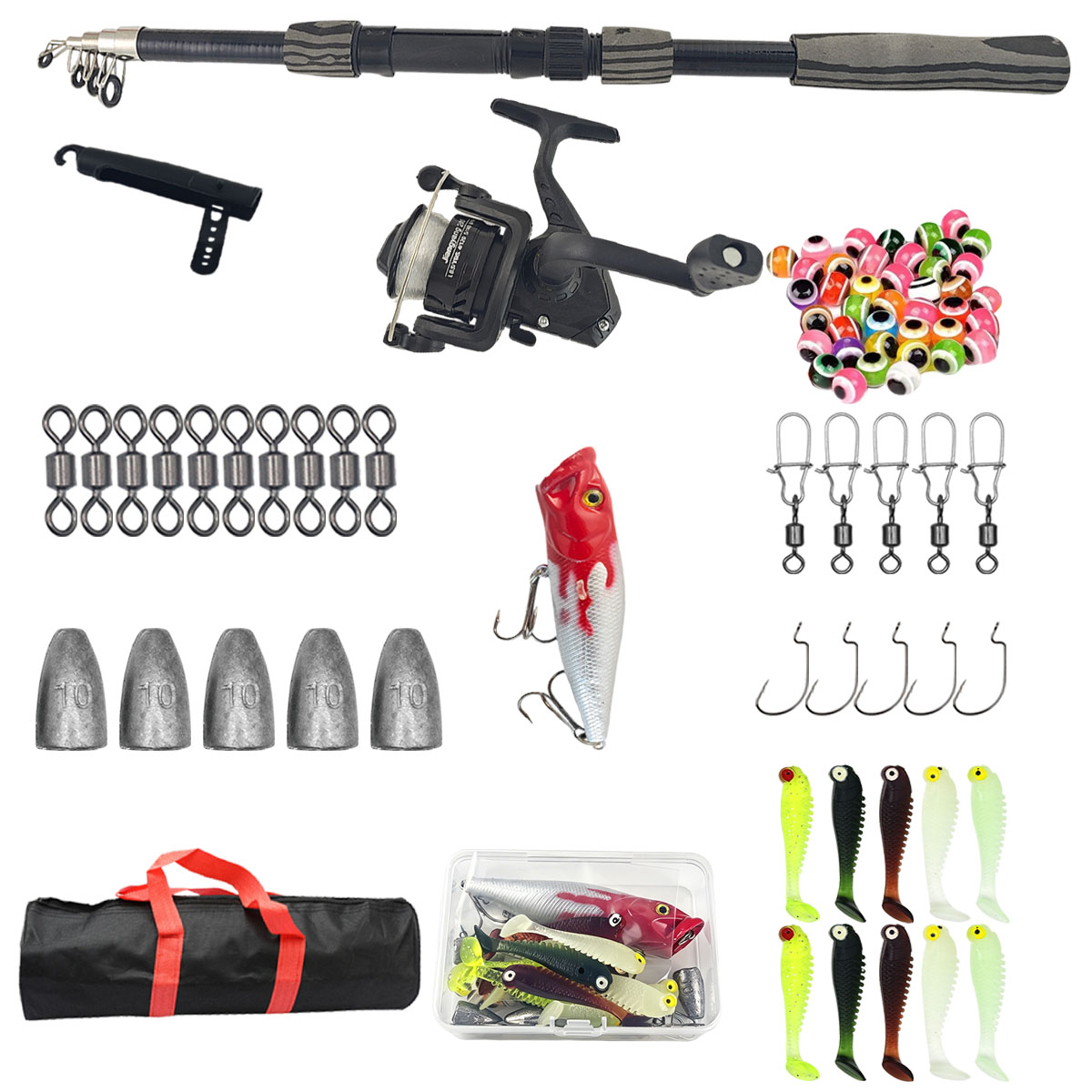 Portable Telescopic Fishing Ro - Fishing Rod Combo review and price