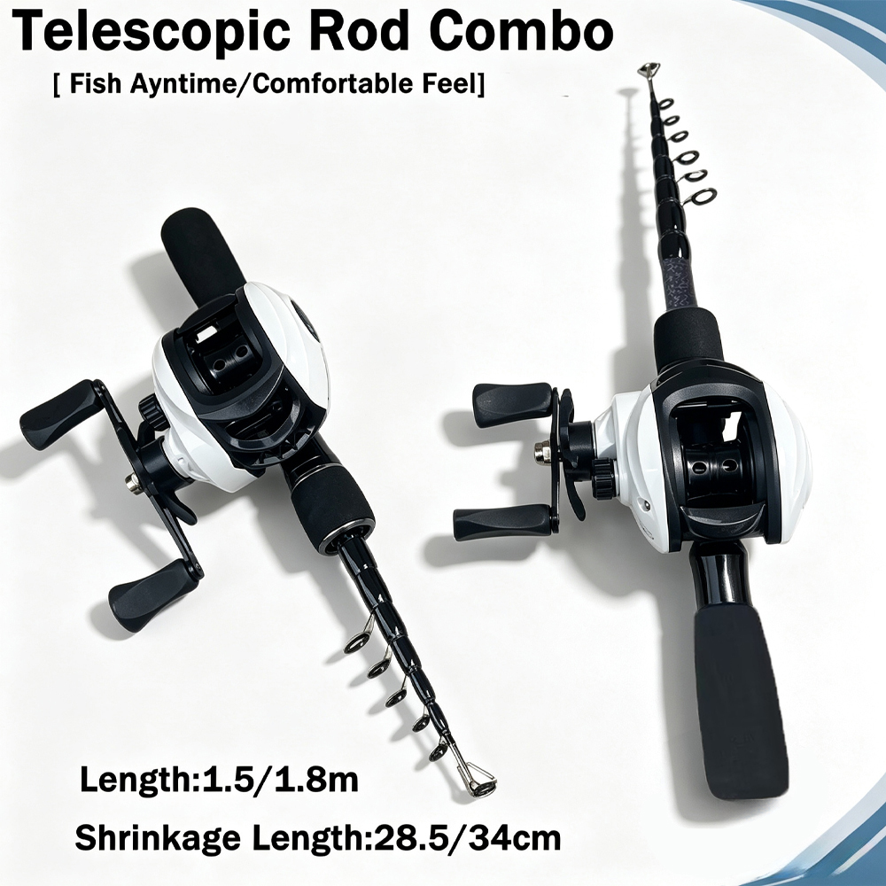 1.5/1.8m SuperLight65g Telesco - Fishing Rod Combo review and price