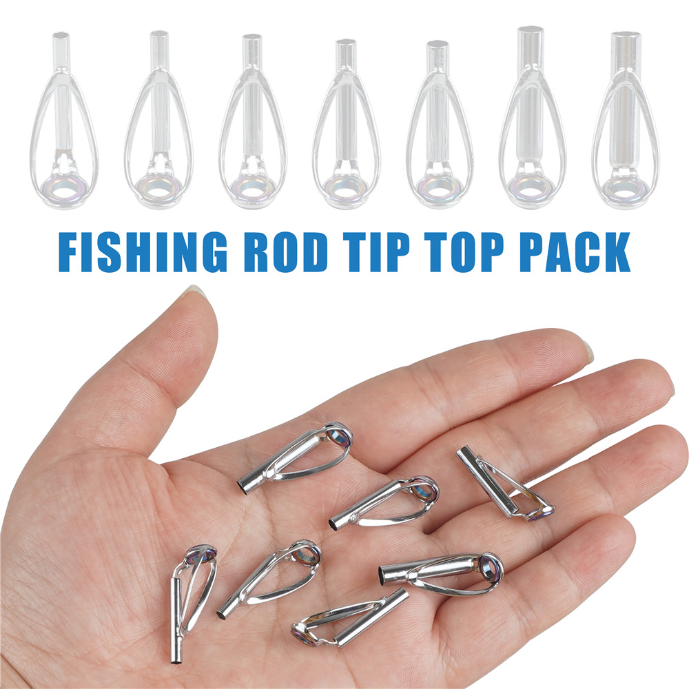 10Pcs Fishing Rod Guide Tips R - Fishing Rod Surf review and price